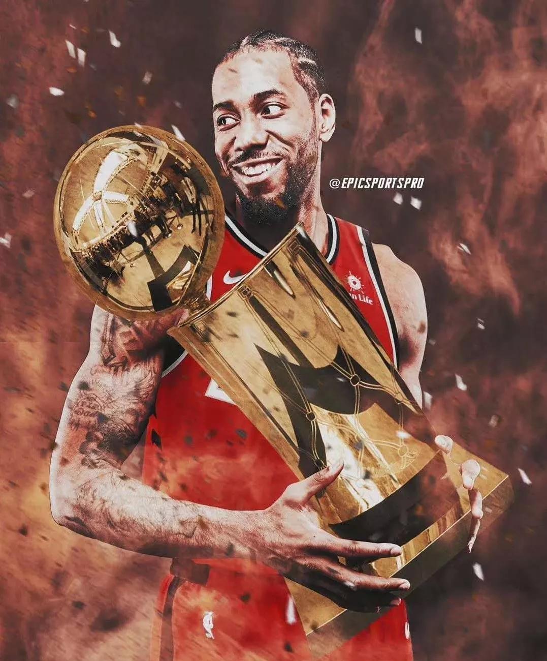 原创刚刚猛龙夺冠了伦纳德fmvp最让人揪心的却是克莱的膝盖