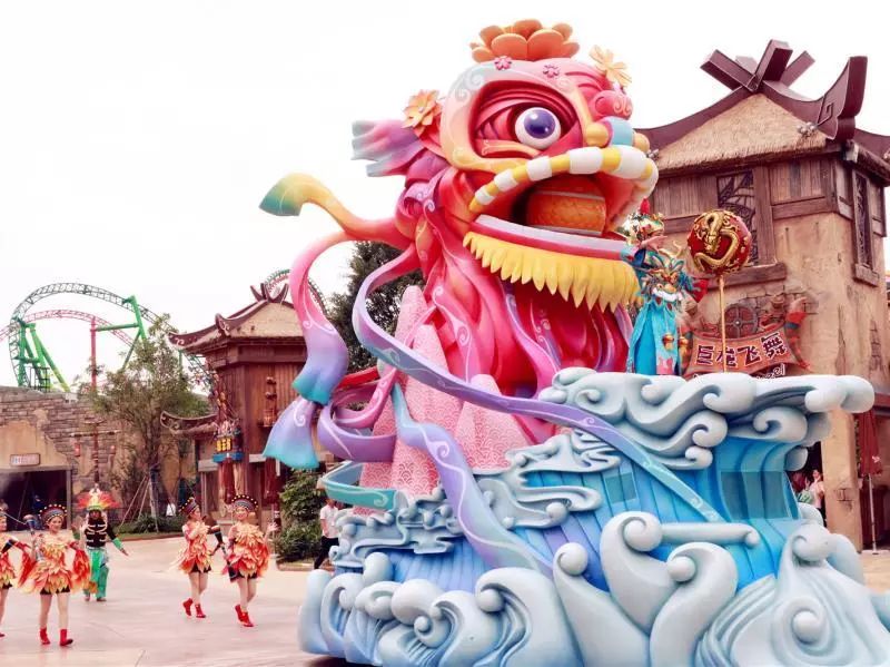 广州融创乐园狮舞欢腾图片