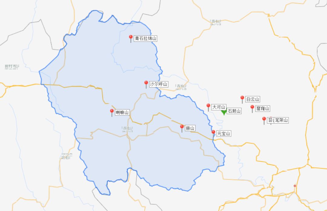 老丰宁里的名山