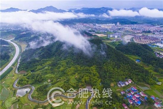 安徽省园林县城旌德绿水青山的国际慢城