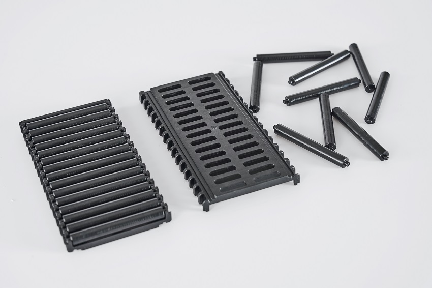 1,提高滚珠占比,让自重滑道87%面积都滚动起来