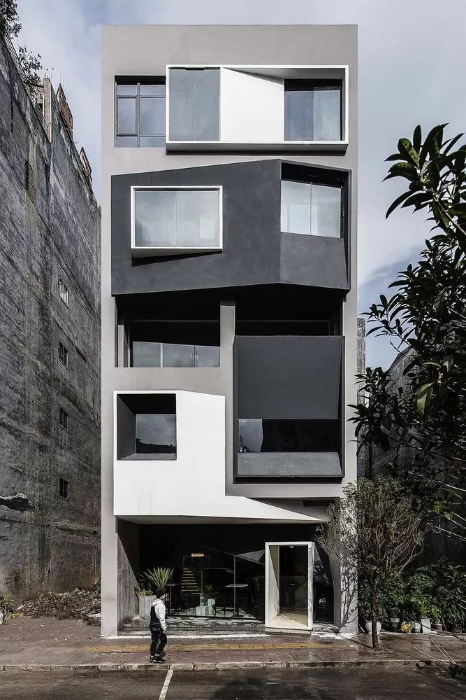 从33张一点透视看建筑立面构成