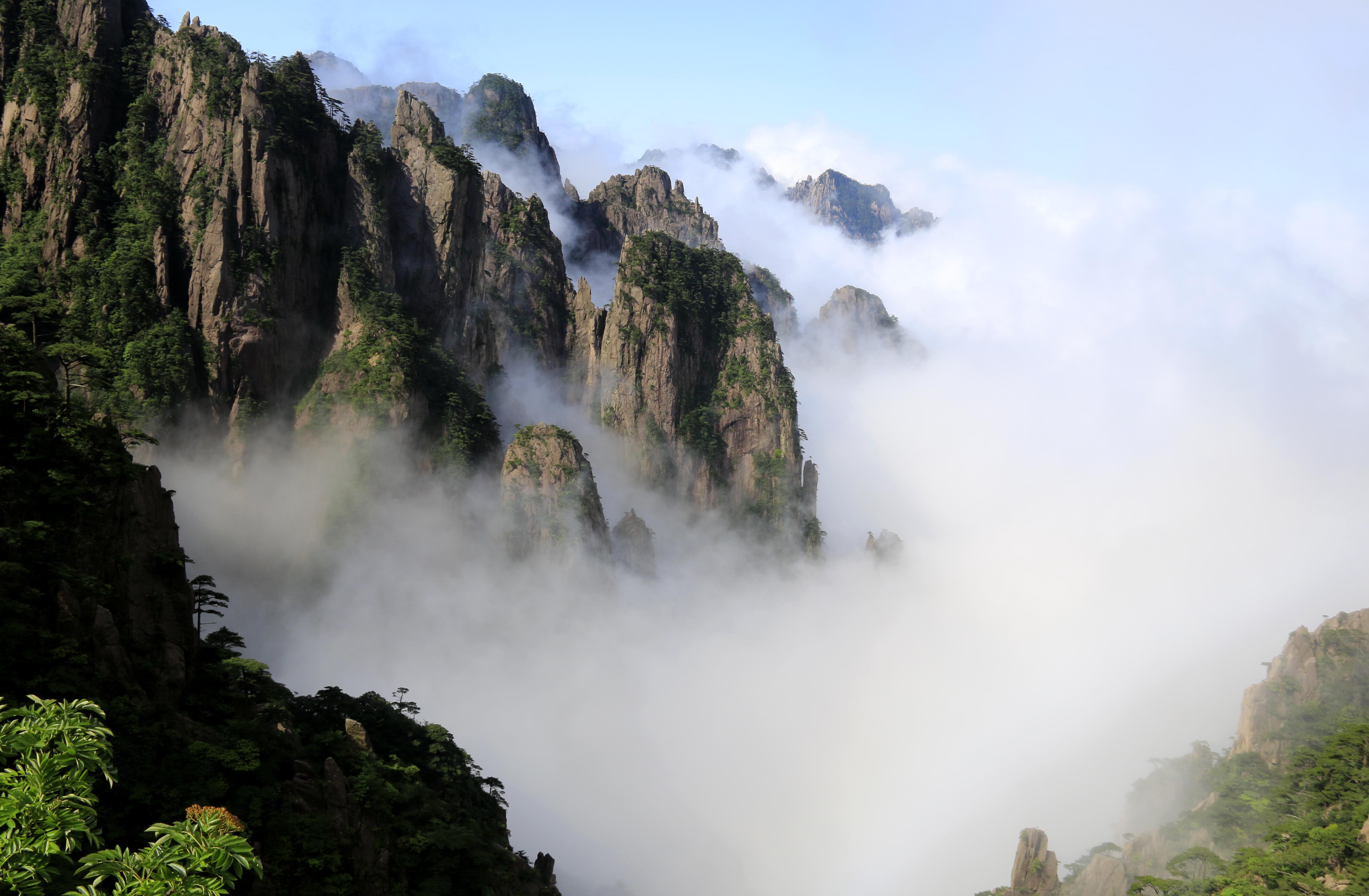 黄鹿山风景区图片