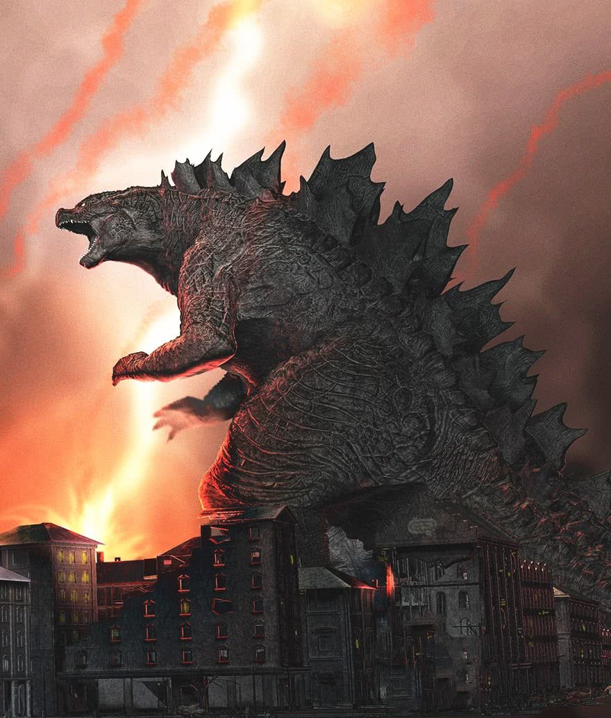 强大的哥斯拉将和魔斯拉,拉顿和它的死对头——三头王者基多拉展开
