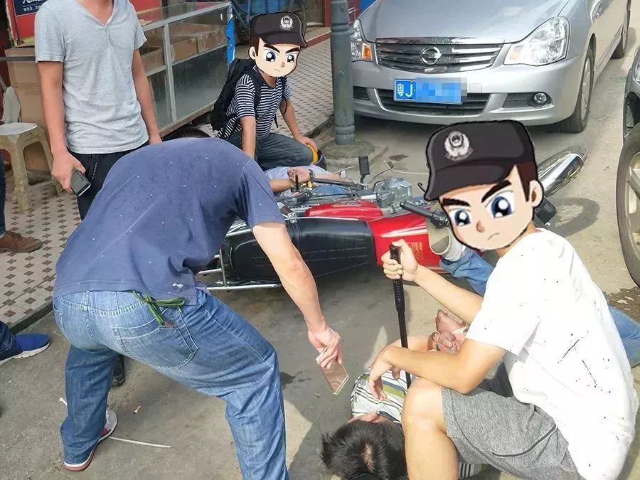 台山赤溪惊现"飞车党"广西两名男子已被警方抓获!