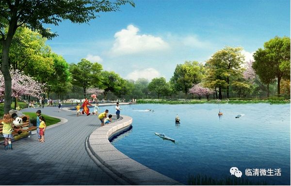 臨清將建成首個水景公園,2年內還有這些公園要建._運河文化廣場