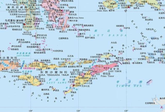 帝汶岛位置图