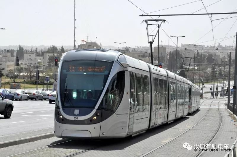 历史名城宗教圣地耶路撒冷的有轨电车