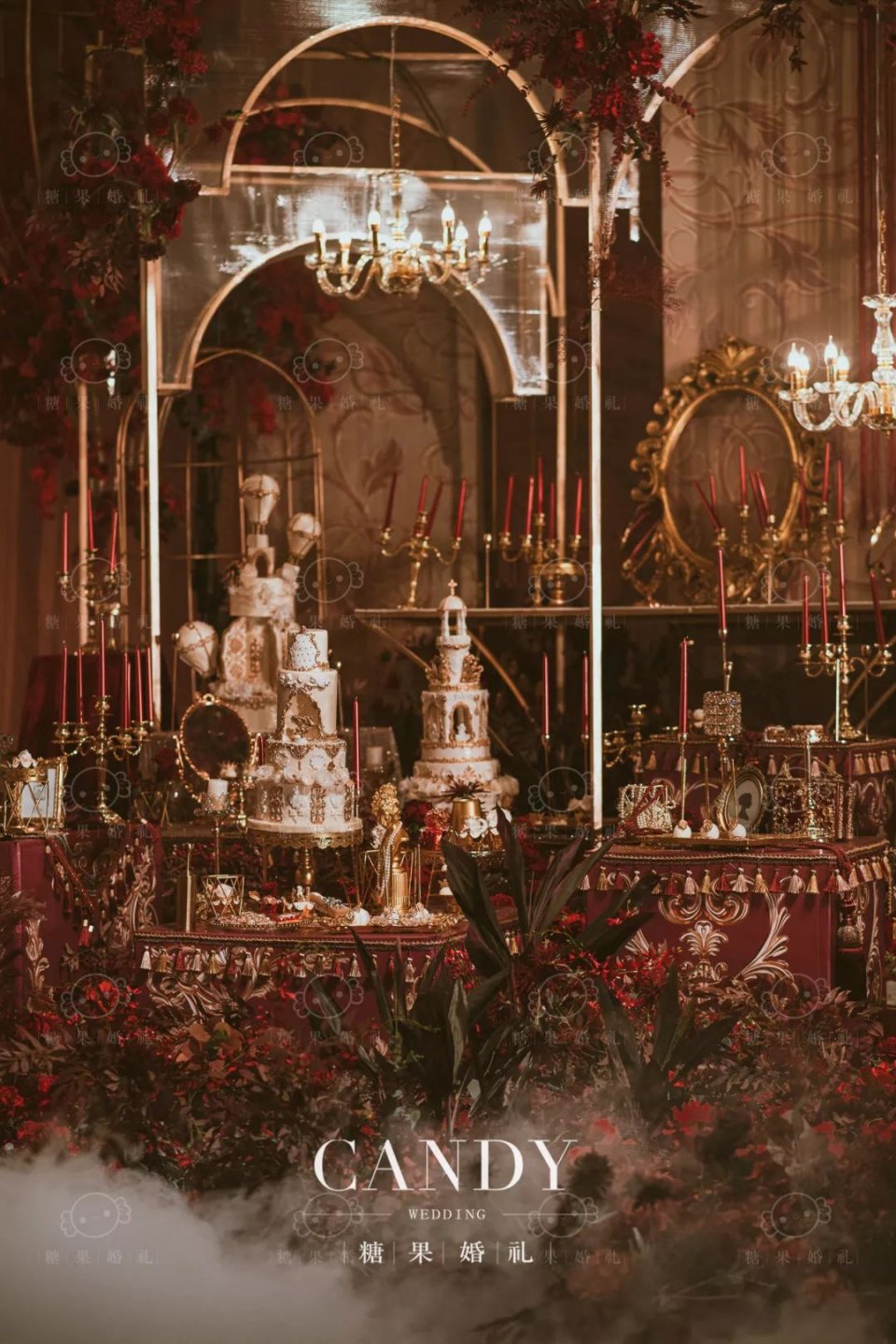 真实婚礼:爱在黑暗中默祷,于是有了你_玫瑰