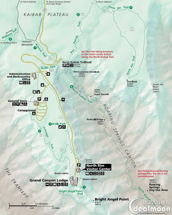 科罗拉多大峡谷旅游攻略南峡北峡西峡有什么区别