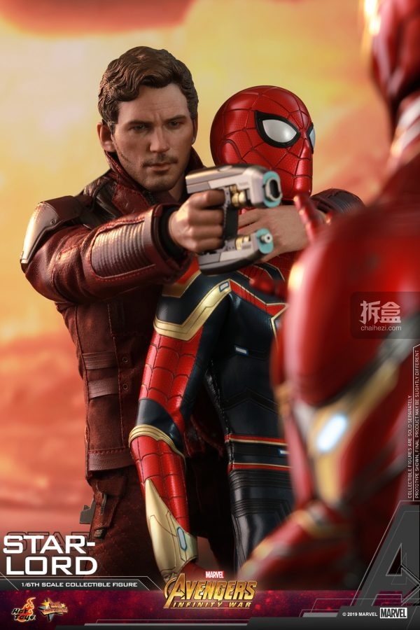 hottoys复仇者联盟3无限战争星爵16比例珍藏人偶