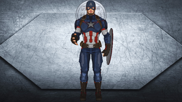 美国队长电影人物造型设计