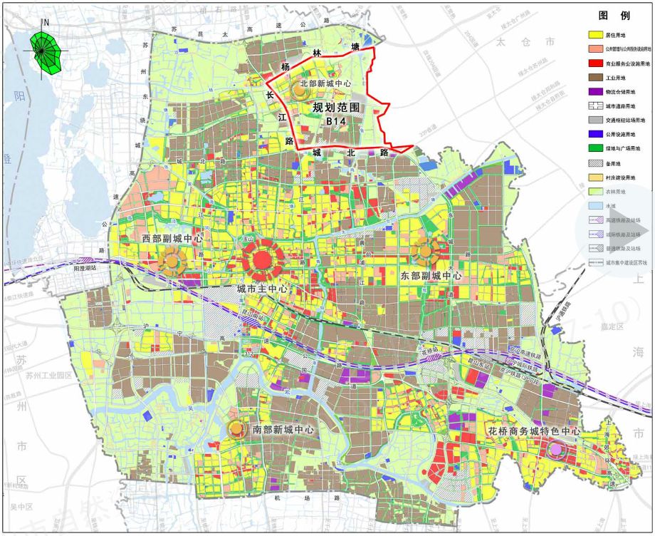 昆山城市规划图图片