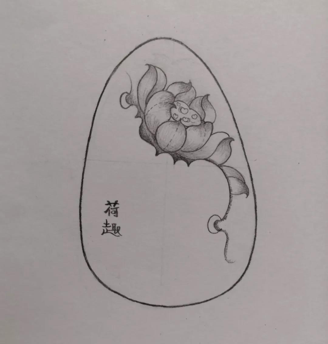 玉雕简笔画图片