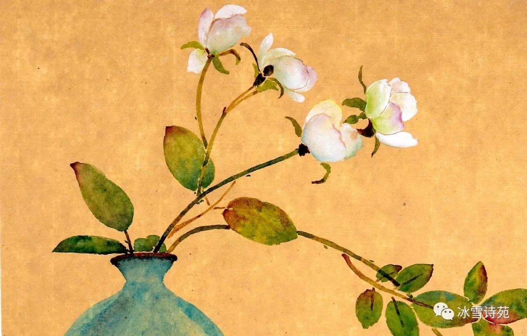 梅苑题画茉莉花