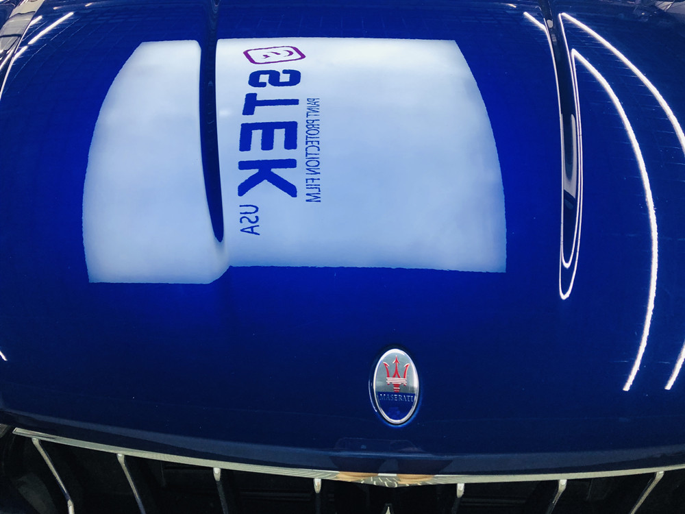 玛莎拉蒂莱万特与stek漆面保护膜完美结合