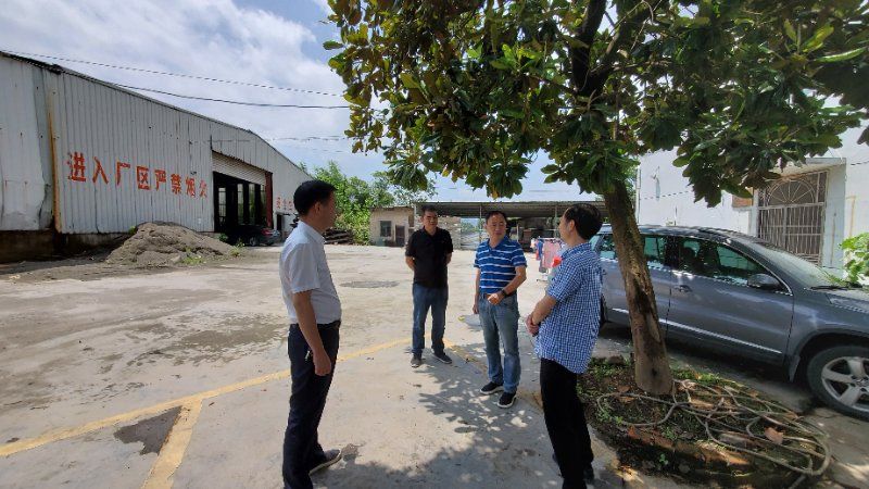 考察江南美丽乡村建设情况,并赴江南镇石阜村与副镇长姚伟国,行政村