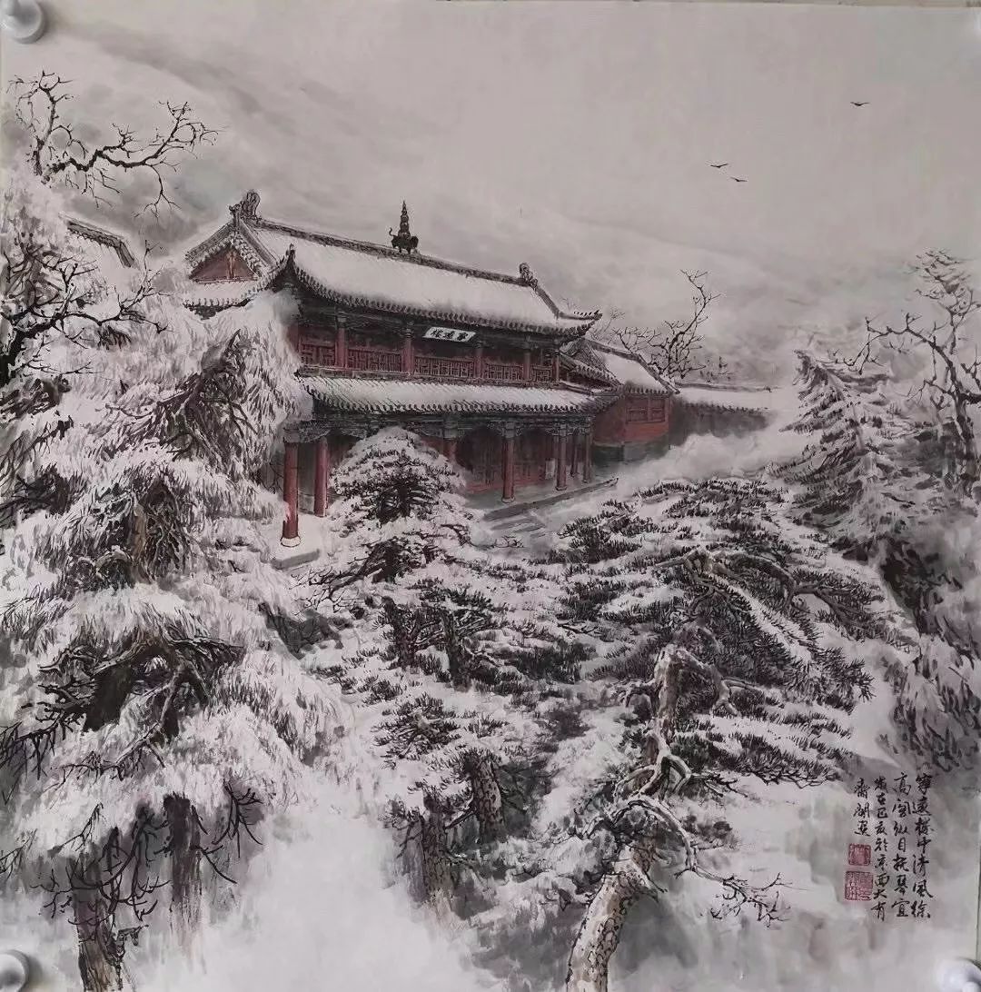 他妙笔绘写的南阳卧龙岗美