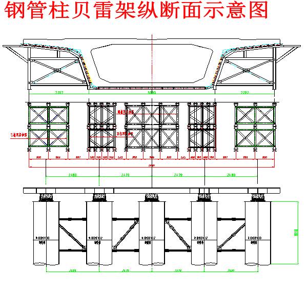 贝雷梁尺寸图片