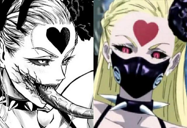 一拳超人:漫画版对比动漫版,吹雪和龙卷都没有漫画中性感