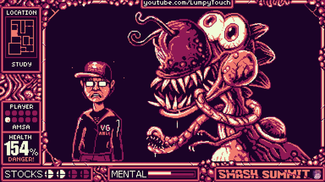 继加菲猫之后,动画达人将《任天堂明星大乱斗特别版》也魔化了_lumpy