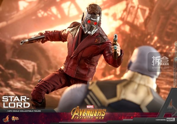 hottoys复仇者联盟3无限战争星爵16比例珍藏人偶