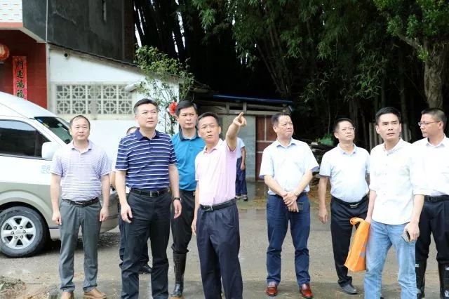 熊锋松到高陂镇检查指导防汛减灾工作