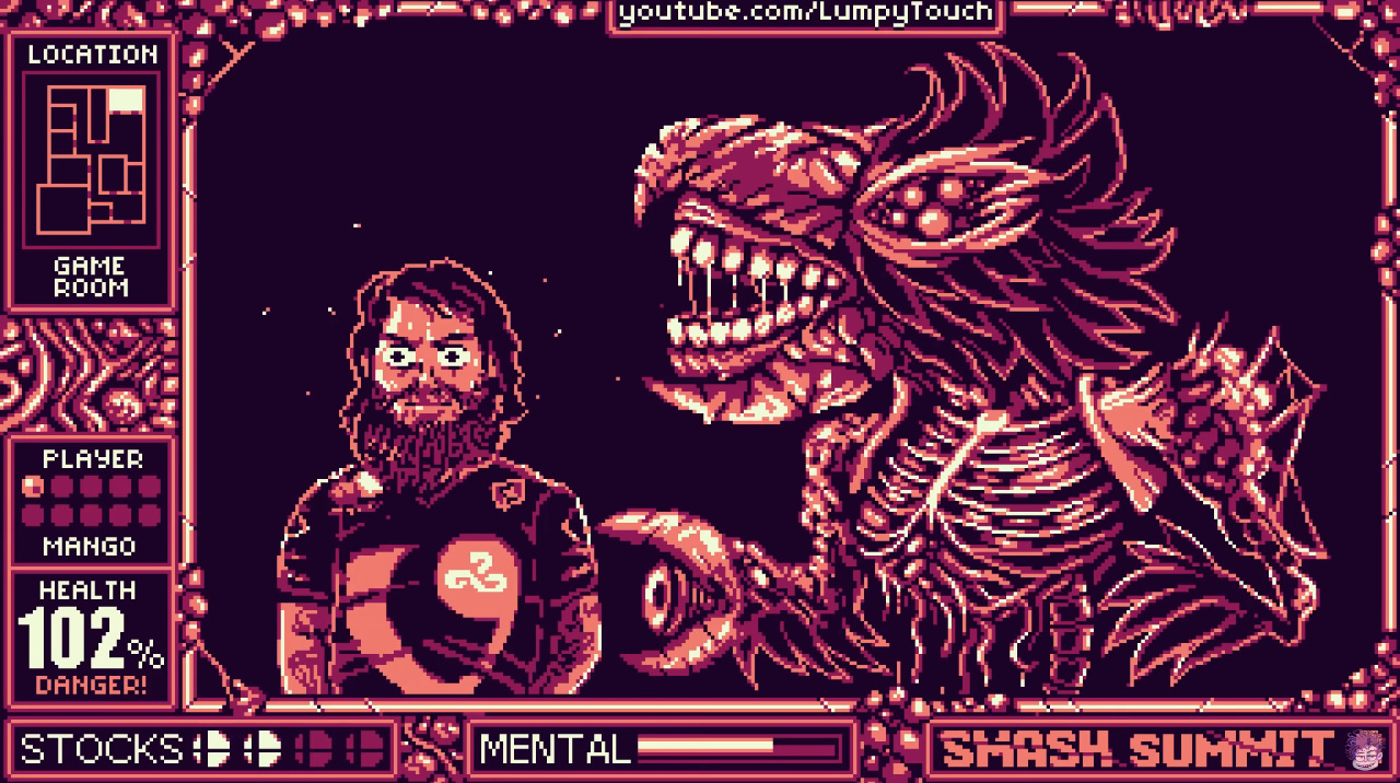 继加菲猫之后,动画达人将《任天堂明星大乱斗特别版》也魔化了_lumpy