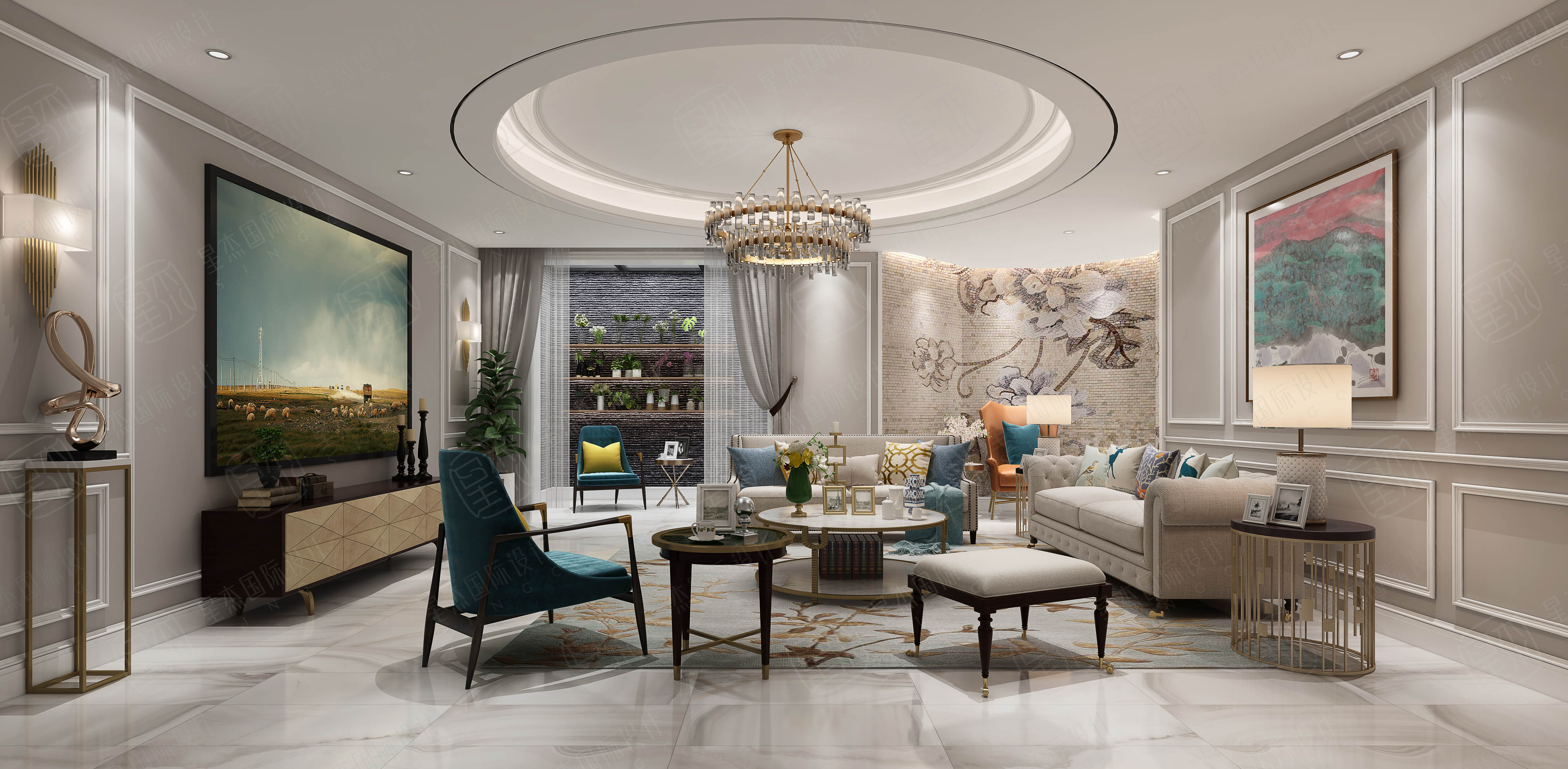 【金大元】苏州460㎡简美风格别墅装修案例