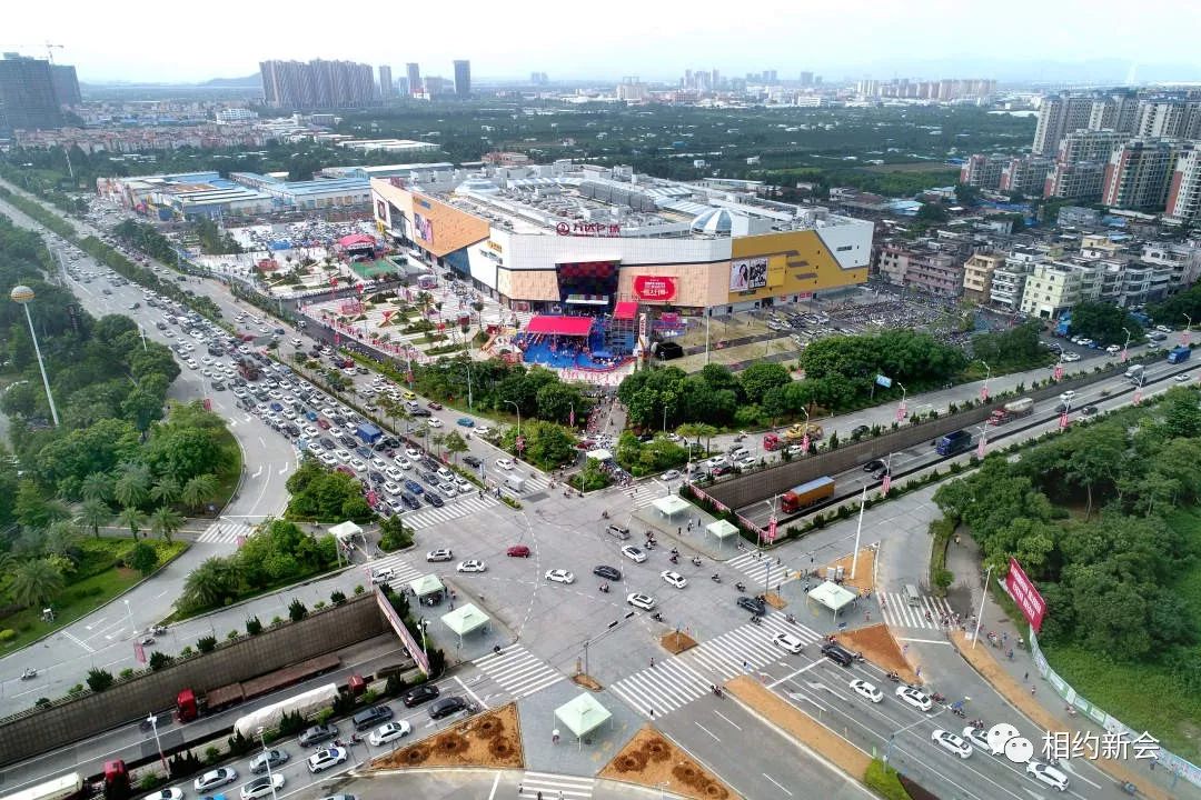 近十年来新会枢纽新城人口扩大了数倍未来