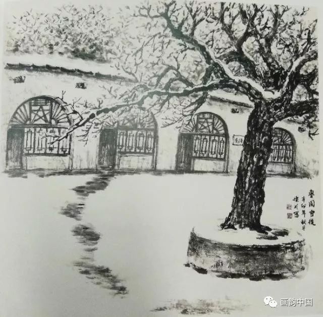 赵振川《枣园春色》,作品参加《红都陕北美术作品展》郭全忠《南泥湾