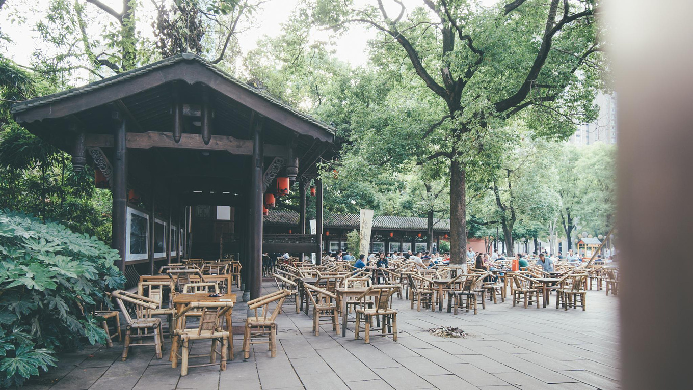 鹤鸣茶馆人太多成都只有当地人才知道的茶馆在这里