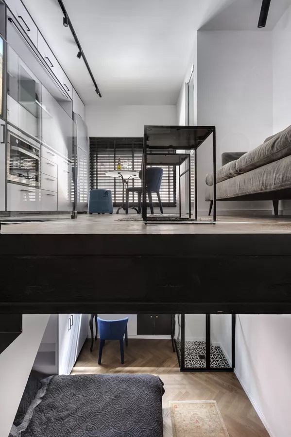 【室内设计】特拉维夫36平米loft小公寓