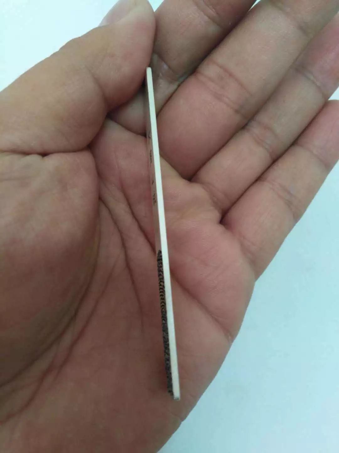 一枚1.5mm厚,极具分量感的古风纯银书签_指纹
