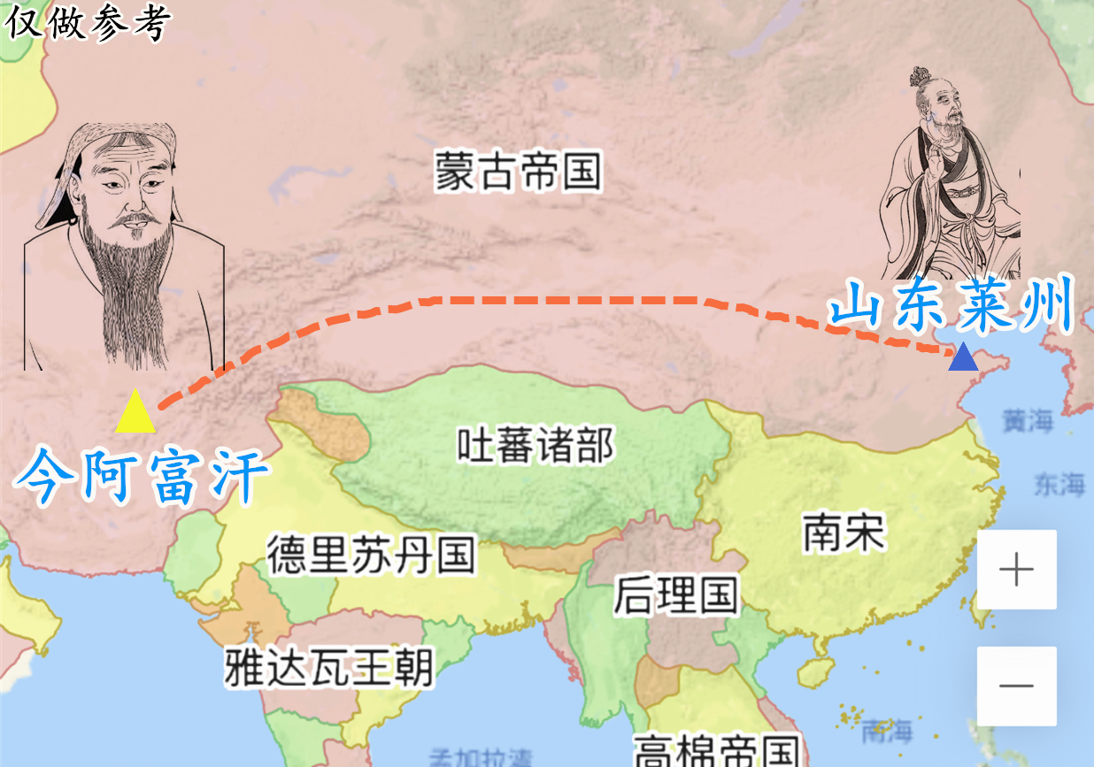 其实电视剧中丘处机为成吉思汗讲道这一段并非空穴来风,历史上确有其