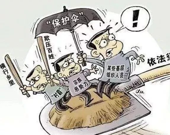 黑恶势力保护伞十四种情形