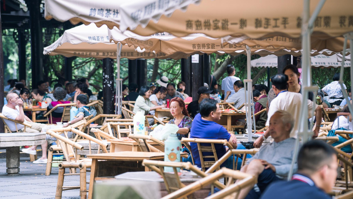 原创为什么成都人的生活这么悠闲来人民公园看看就知道了