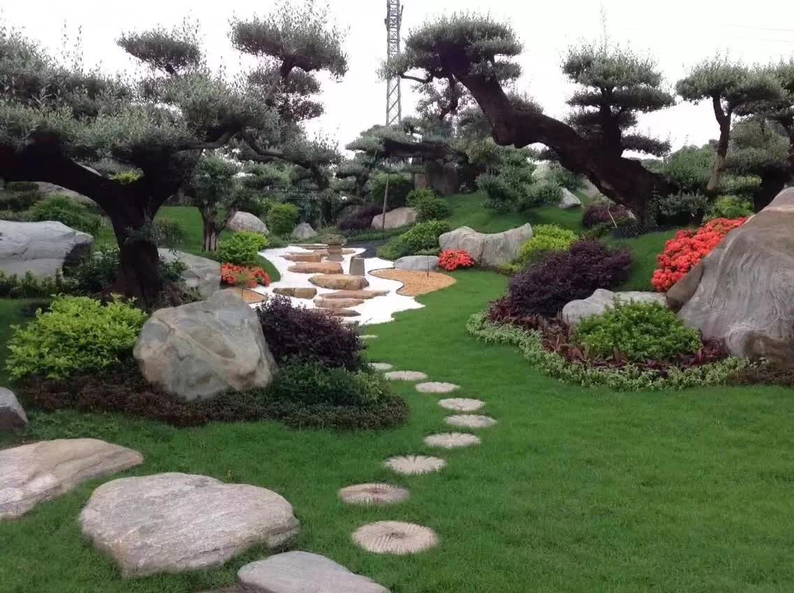 广东庭院园林绿化风水设计之新中式庭院风格!