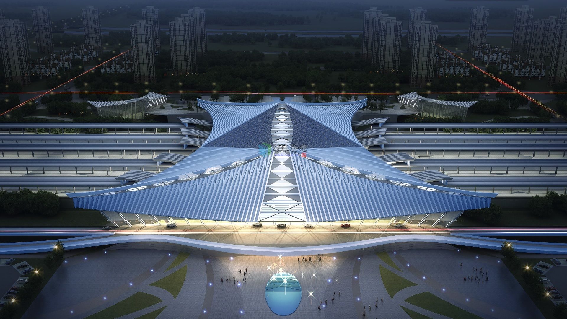 江苏在建的一座高铁站,站台规模2台6线,预计2019年年底建成使用_宿迁