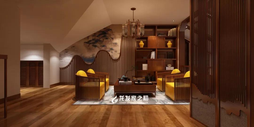 龙发家之初·赤峰金和枫景300平米京派新中式装修设计作品