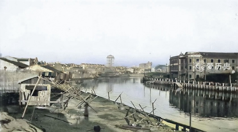 淞沪会战时八佰坚守的四行仓库彩照四天四夜浴血鏖战重振国人