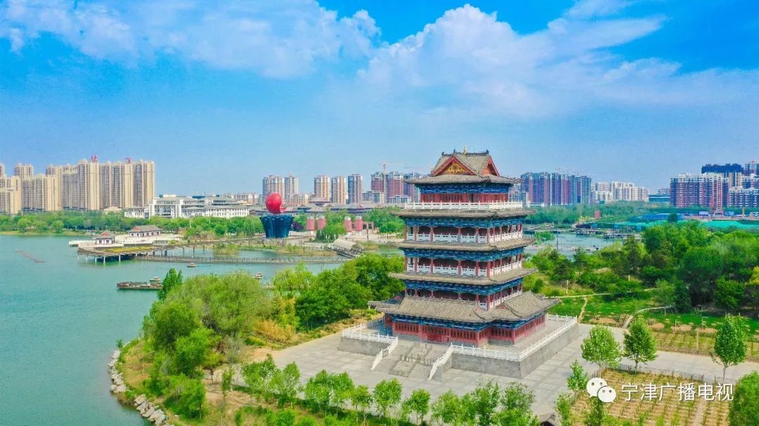 深夜航拍你没有见到过的宁津是这个样子