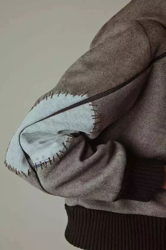 服装设计中的切割手法镂空拼接撞色分割线