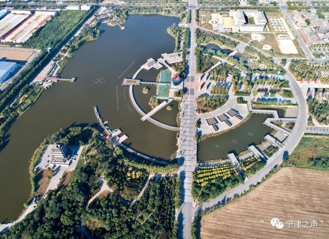 深夜航拍你没有见到过的宁津是这个样子