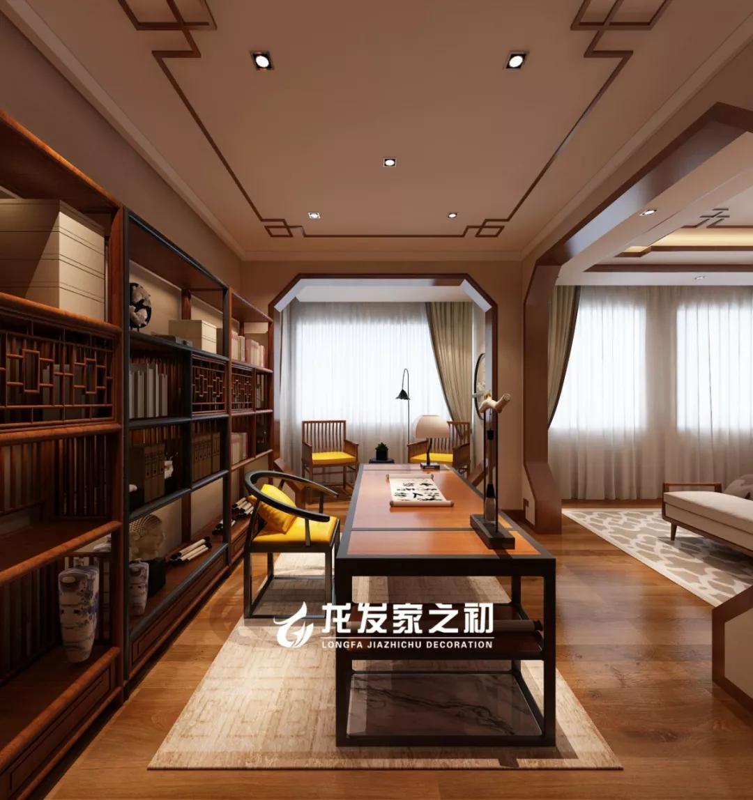 龙发家之初·赤峰金和枫景300平米京派新中式装修设计作品