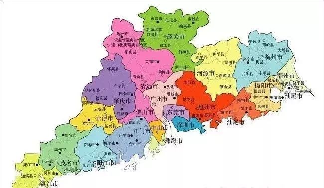 珠三角地區(廣州,深圳,珠海,佛山,東莞,中山,惠州,江門,肇慶,9個市)