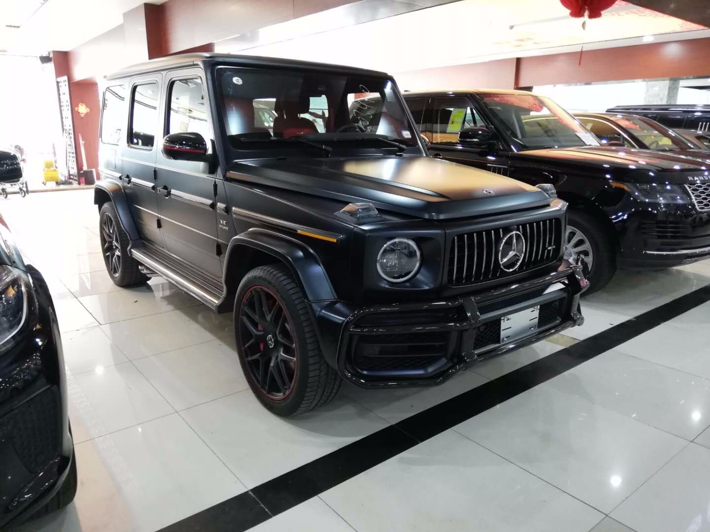 2019款奔驰g63amg美规哑光黑限量版全球限量天津港现车