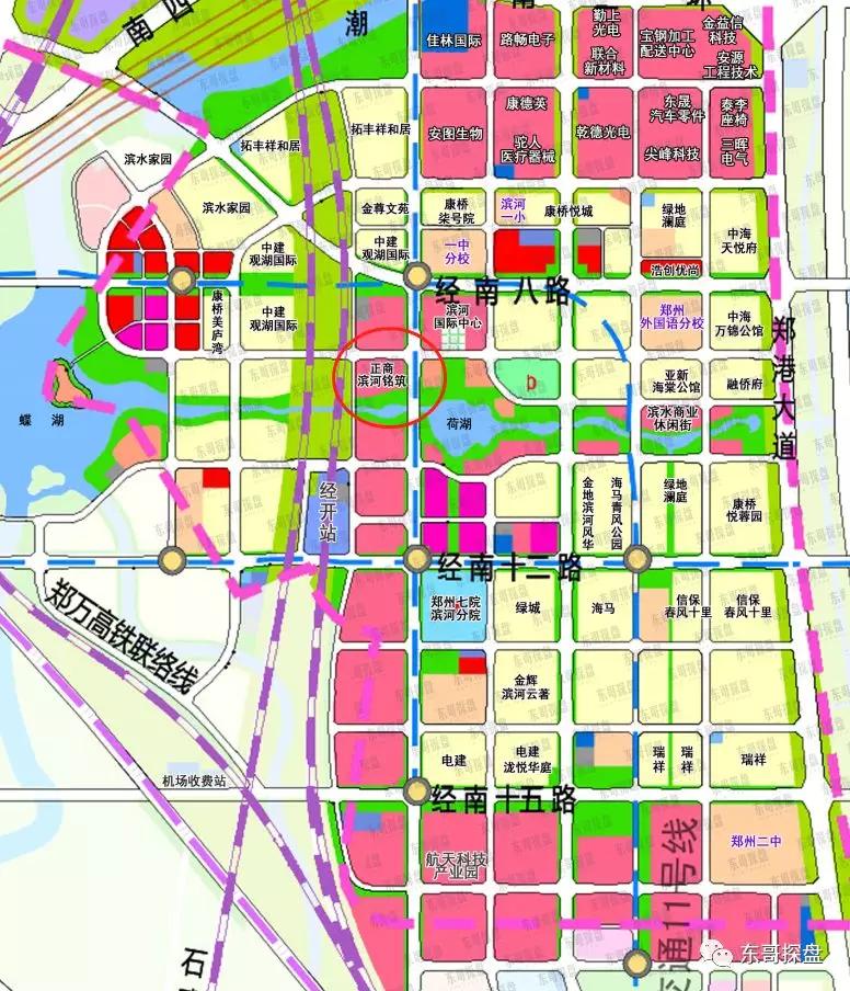 郑州滨河新区规划图图片