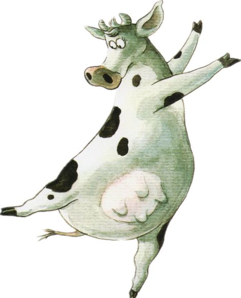跳芭蕾舞的牛绘本图片
