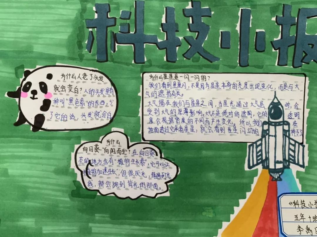 【附小高年部】"走进科学,放飞梦想"科技节作品展示(二)_小报